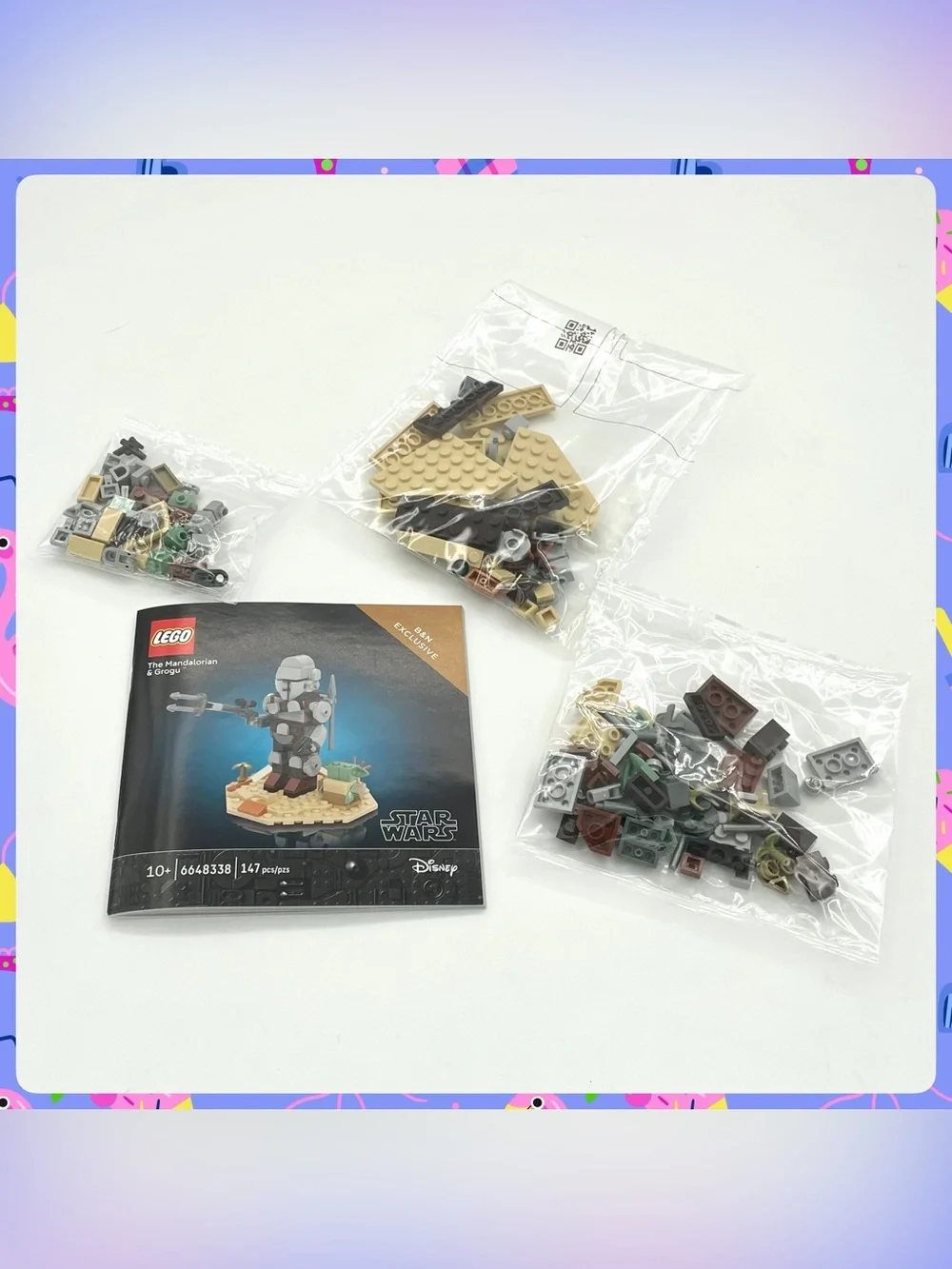 NEW Barnes & Noble Exclusive LEGO Disney STAR WARS 6648338 Mandalorian w Grogu